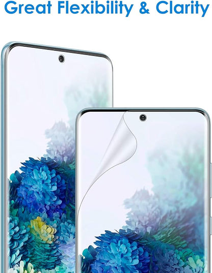 JETech Screen Protector for Samsung Galaxy S20 Plus, 2-Pack | Self-Healing TPU Film, HD Clear, Anti-Scratch Protection, Bubble-Free Installation