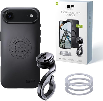 SP CONNECT Mountain Bike Bundle | SPC+ | Compatible with iPhone Air | Mountain Bike Phone Holder | Bike Phone Mount | Bicycle Accessories and Bike Phone Holder | Cell Phone Holder