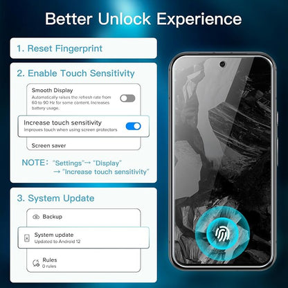JETech Screen Protector for Google Pixel 8a, 2+2 Pack | with Camera Lens Protector, HD Clear Tempered Glass, Anti-Scratch Protection, Easy Installation Tool