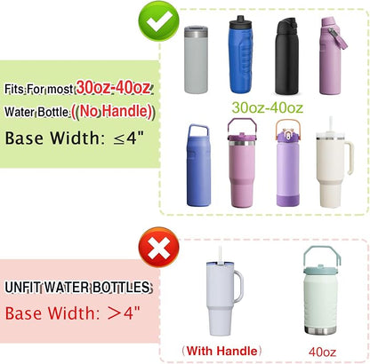 AGLOD Water Bottle Carrier Bag with Strap, Water Bottle Holder Crossbody Bags for Women Men for Walking, Hiking,Cycling