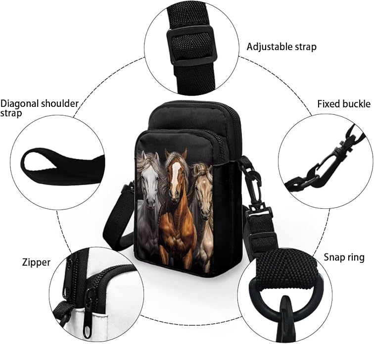 DISNIMO Small Crossbody Bags for Women Trendy Cross Body Cell Phone Shoulder Bags Purses with Adjustable Strap