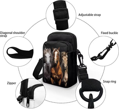 DISNIMO Small Crossbody Bags for Women Trendy Cross Body Cell Phone Shoulder Bags Purses with Adjustable Strap