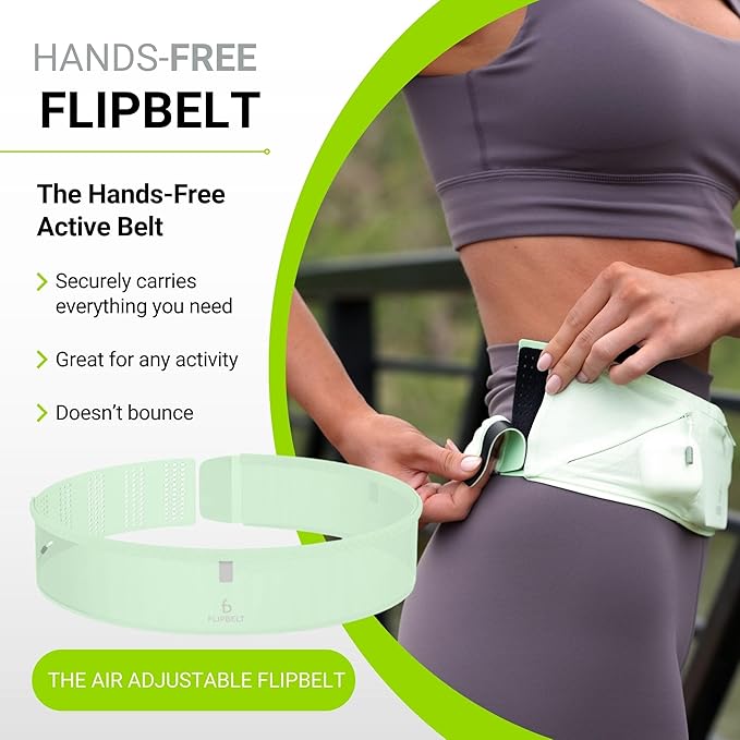 FlipBelt Air Adjustable - Spring Mint - XSM