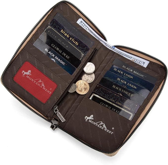 Montana West Small Crossbody Bags for Women Western Handbag with Cash Slots