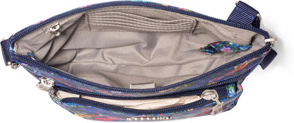 Baggallini Pocket Crossbody Bags for Women 8x8 Small Lightweight Durable Water-resistant Travel Purse W/Rfid