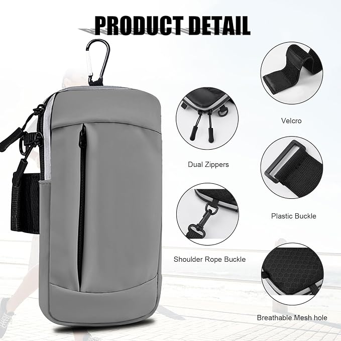 Phone Holder for Running Armband,Cell Phone Purse Small Crossbody Bags for Women Men Kids,iPhone 17 16 16e 15 14 13 12 11 Pro Max Xs Xr X Plus Mini Galaxy Ultra S26 S25 Note Bag Gym Arm Bands