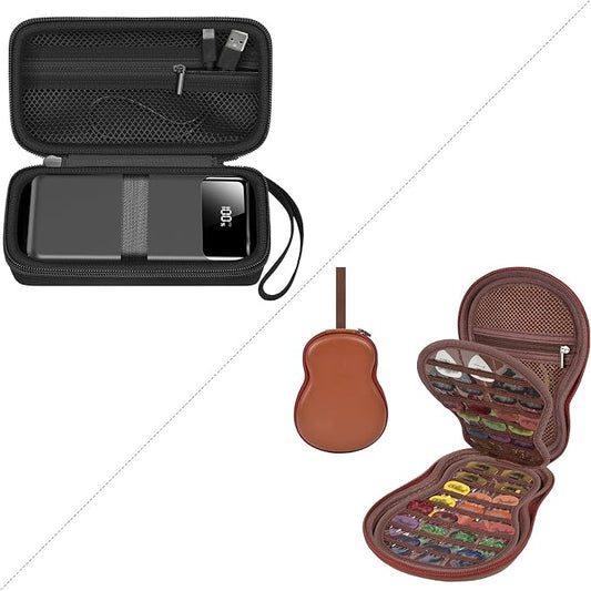 Portable Bank Charger Case for OHOVIV for SABANI for Charmast for VRURC for YILANS for CFIAI for LOVELEDI for RGVOTA for Miday for RONEGN for POIYTL for IAPOS Fast Charging Battery(Black)(2Packs)