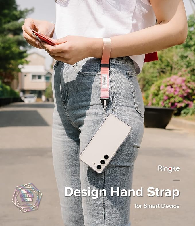 Ringke Hand Strap [Phone Wrist Strap] Designed for Camera Strap and Phone Strap, Adjustable Sturdy Universal Lanyard Compatible with Camera and Phone Case - Aloha Sunset