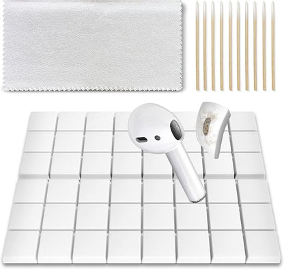 Cleaning Putty, Phone Cleaning Kit, Remove Ear Wax&Dirt&Gunk from Device's Small Crevices, for AirPod Cleaner Kit for Airpods Charging Case/Headphones/Phone/Electronics（White）