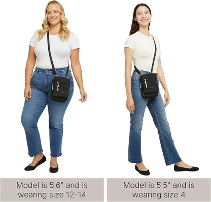 Baggallini Journey Crossbody Bags for Women 9x6 Small Lightweight Travel Handbag W/RFID