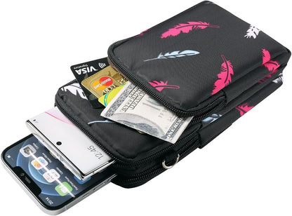 Cell Phone Crossbody Zipper Purse Armband Wallet Pouch for Samsung Galaxy S26 Ultra S25 S24 S23 FE A17 A16 A15 A26 A36