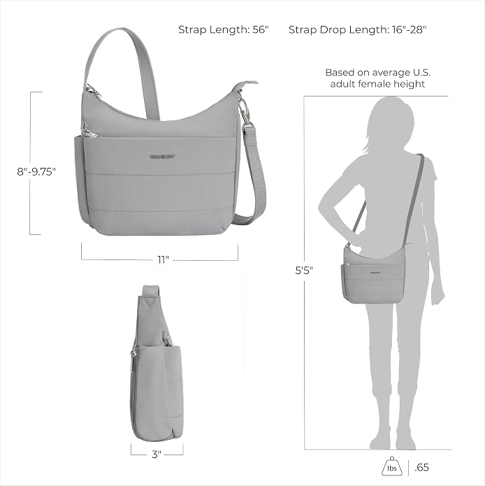 Travelon Anti-theft Roam Medium Crossbody