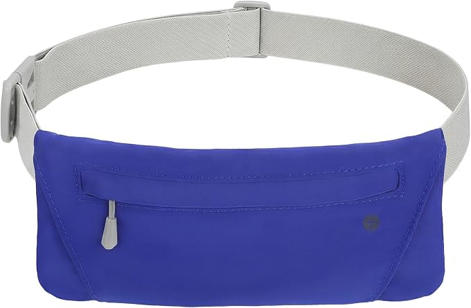 WHIPPY Slim Running Belt Fanny Pack for Women Men Elastic Runners Belt Waist Pouch Chest Bag Phone Holder Waist Pack for Running Hiking