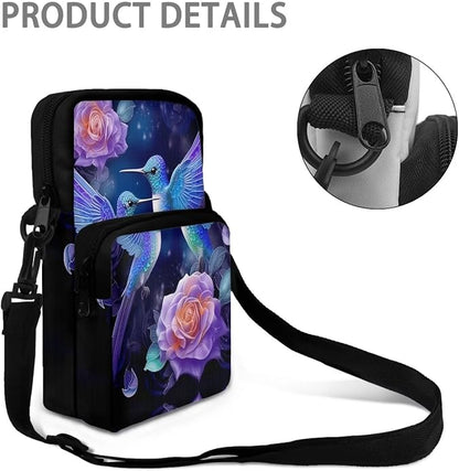 Men's Crossbody Bag, Small Cell Phone Wallet, Women's Shoulder Handbag, Travel Gym Bag