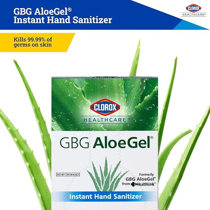 Clorox Healthcare GBG AloeGel Hand Sanitizer Refill Bag in a Box - Moisturizing Hand Sanitizer Gel with Aloe Vera and Vitamin E - Soothes & Moisturizes - For Use With Dispenser, 27 Fl Oz - 12 Pack