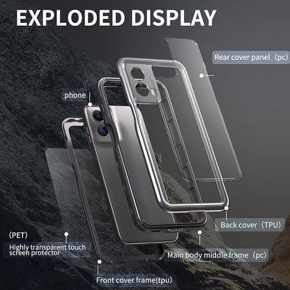 Beasyjoy for Moto G Stylus 5G 2024 Case Waterproof, IP68 Underwater with Built-in Screen Protector, Full Body Military Grade Shockproof Dustproof Protective Rugged Cover, Black