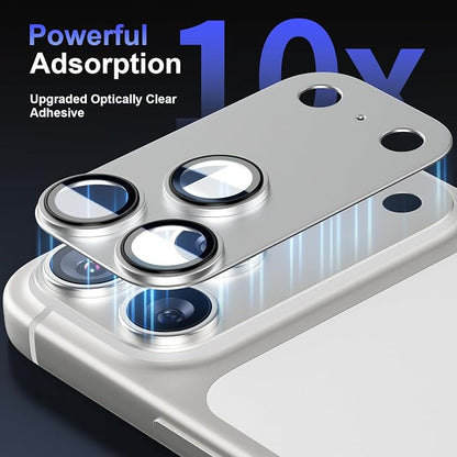 Camera Lens Protector for iPhone 17 Pro, Tempered Glass Screen Protection,2 pack, Silver