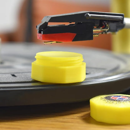 Turntable Stylus Cleaner Turntable Needle Cleaner Gel Stylus Cleaner Gel Anti Static Recorder Player Stylus Cleaner,Yellow