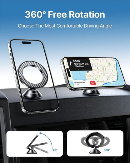 andobil for Magsafe Car Mount [20 Strongest Magnets & Upgraded 3M Adhesive] Dashboard Magnetic Car Phone Holder for iPhone 17 Pro Max 16 15 14 13 12 Cell Phone Holder Car for Samsung Galaxy S26/S25