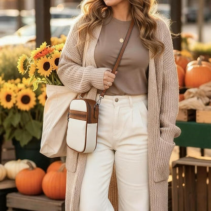 GEMIU Small Crossbody Bags for Women Trendy, Vegan Leather Cross Body Purse, Shoulder Cell Phone Purse with Built in Wallet