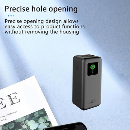 Case for UGREEN Nexode Power Bank 20000mAh 130W,NOUKAJU Silicone Protective Case,Drop-Proof,Scratch-Proof,Shock-Proof,Protective Cover for UGREEN 20000mAh 130W Power Bank(Black)