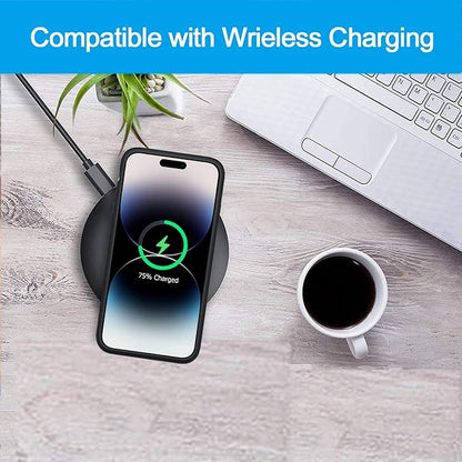Battery Case for iPhone 14 Pro Max, Upgraded 12000mAh Battery Pack Rechargeable Charger Case with Wireless Charging Compatible for iPhone 14 Pro Max (6.7 inch) External Battery Charging Cover(Black)