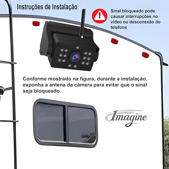 Wireless Backup Camera, Ultra Strong WiFi Signal Clear Picture Magnetic Rechargeable Rear View Reverse Back up Camera for Hitch Gooseneck Travel Boat Horse Trailer Truck Camper RV Pickup iPhone
