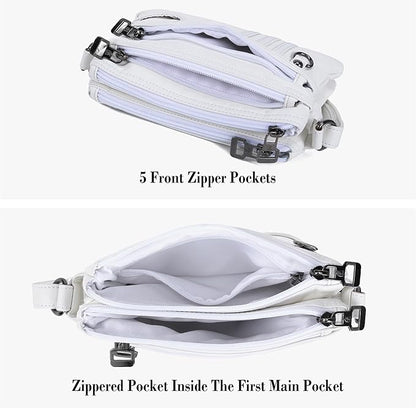 MINICAT Multiple Pockets Small Crossbody Purse Cell Phone Purse Shoulder Bags for Women Cross Body Bag for Woman