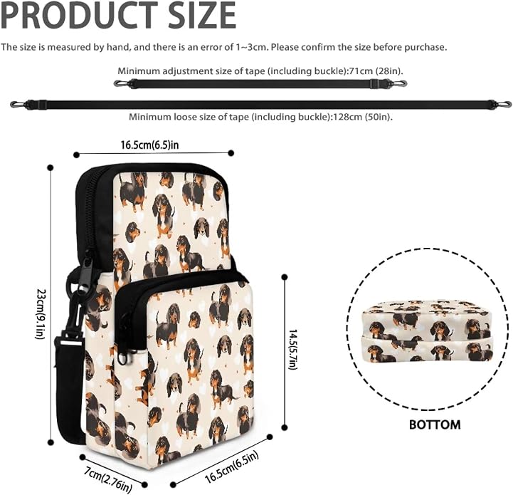 Men's Crossbody Bag, Small Cell Phone Wallet, Women's Shoulder Handbag, Travel Gym Bag