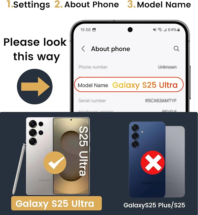 SSLOTSCASE for Samsung Galaxy S25 Ultra Case with 2X Screen Protector [9H Hardness] HD Clarity, Sliding Camera Cover & Stand & Card Holder, Military-Grade Protection Cover for S25 Ultra, Rose Gold