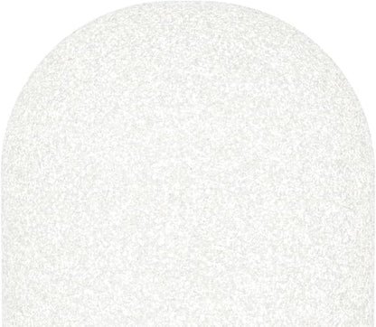 Cubilux Foam Cover for Lavalier Lapel Microphone, Windscreen for Mini Clip-On Lav MIC, Foam Cover, 10-Pack, White
