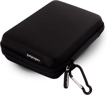 RadioShack Small Cable Organizer Travel Case, Bag Organizer for Phone Charging Cords, HDMI Cables, and More, Black