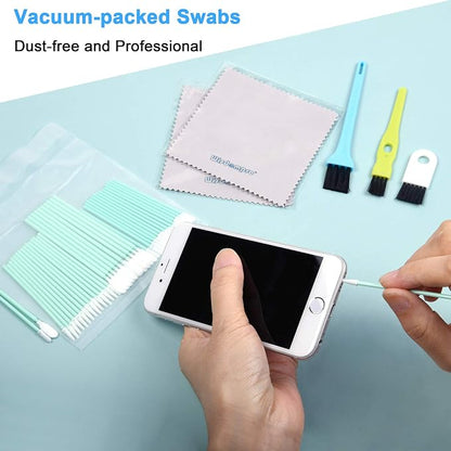 Wisdompro 45 Pcs Cell Phone Cleaning Kit, USB Charging Port Cleaner and Headphone Jack Brush Tool Set for Phones, Tablets, Earbuds, Laptops and Other Electronics
