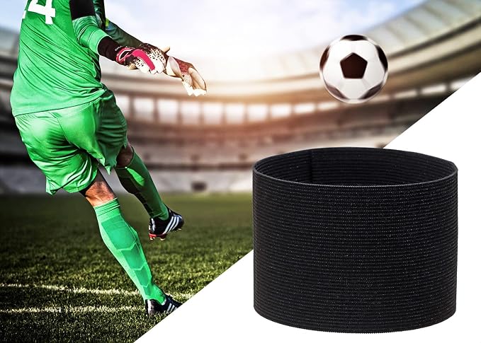 ONLYKXY 3PCS Captain Armbands 7x32.5CM/2.75x12.79inch Adjustable Leader Armband Team Sport Armband for Soccer Basketball Volleyball School Team Competition Coach Players Wrist Arm Bands