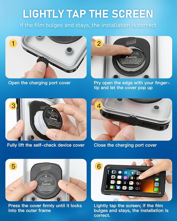 Waterproof Phone Case, IPX8 Underwater Floating Pouch for Snorkeling Swimming Beach Cruise Travel, Water Proof Dry Case for iPhone 17/16/15/14 Pro, Samsung Galaxy S26/S25/S24 (Black)