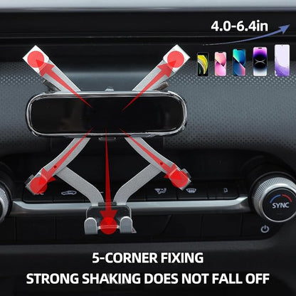 Compatible with Mazda CX50 Phone Holder for Mazda cx50 Modification Parts car Dedicated to The CX50 Navigation Rack Decorative Parts (red)