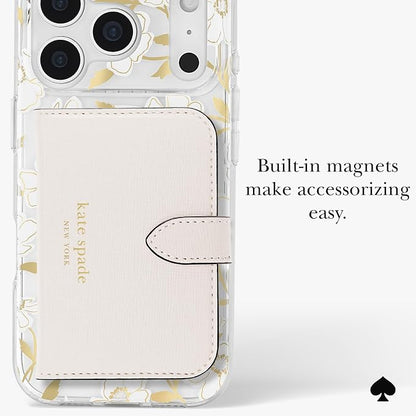 kate spade new york iPhone 17 Pro Case - Compatible with MagSafe - Designer Phone Case - Sunshine Floral Gems