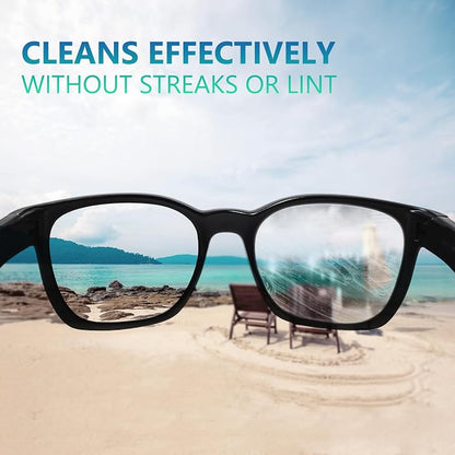 Screen Cleaner Wipes for Lens - Premoistened Eyeglasses Cleaning Wipes, Streak-Free Screen Wipes for iPad, Phone, Car, TV, Computer, Laptop, Eye Glasses