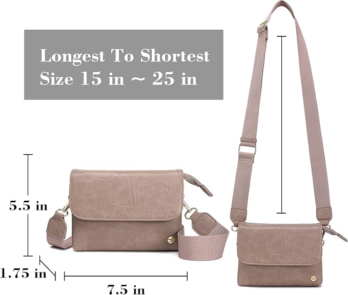 MINICAT RFID Blocking Small Crossbody Bags for Women Vegan Leather Mini Travel Purses Cell Phone Purse Cross Body Bag