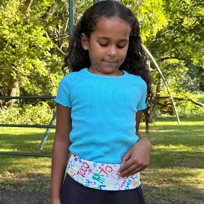 BANDI KIDS Pocket belt for Medical, Sports, Play Comfortable fit Adjustable waist pack, Made In USA