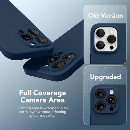 Magnetic for iPhone 13 Pro Case, Compatible with MagSafe, [Full Camera Protection][Screen Protector] Silicone Shockproof Protective Phone Case for iPhone 13 Pro 6.1", Cobalt Blue