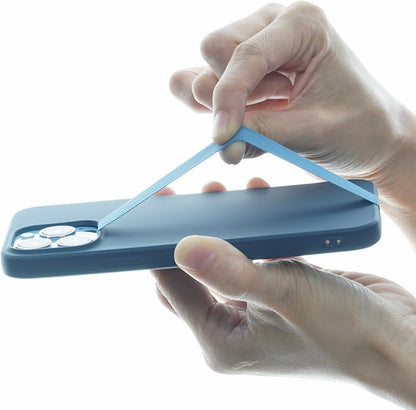 TFY Elastic Phone Strap, Universal Slim Hand Finger Grip, Non-slip Cell Phone Holder, fit Most Smartphones Case - 2 Pieces