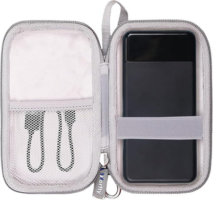 Portable Bank Charger Case for OHOVIV for charmast for YILANS for FOCHEW for VEEKTOMX Fast Charging Battery Protective Case (Grey)