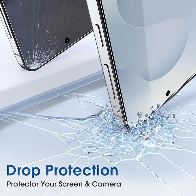 amFilm Auto-alignment OneTouch for Samsung Galaxy S25+ Plus 6.7'' Screen Protector + Camera Lens Protector, Tempered Glass, 30 seconds Installation, Bubble Free, Case Friendly, Anti-Scratch [2+2 Pack] | Auto-alignment, OneTouch, 6.7'', Tempered Glass, ...