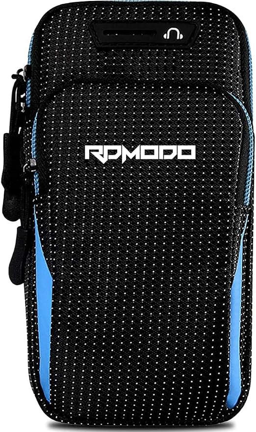 Phone Holder for Running Armband, Large Capacity Running Band for iPhone 15 14 13 Plus Pro Max Samsung Galaxy S23 S22 Ultra 7.5 Inch Phone Armband, Water Resistance Arm Bag for Running Jogging