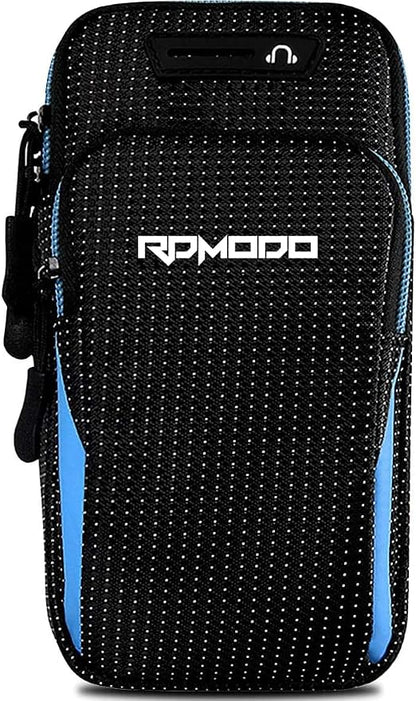 Phone Holder for Running Armband, Large Capacity Running Band for iPhone 15 14 13 Plus Pro Max Samsung Galaxy S23 S22 Ultra 7.5 Inch Phone Armband, Water Resistance Arm Bag for Running Jogging