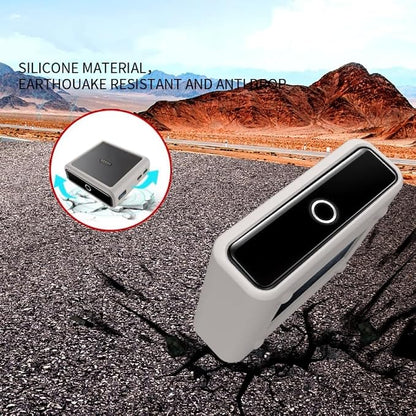 Case for Anker Prime Bank 100W, Charger Dock Silicone Protective Case, Charging Power Dustproof Shockproof Cover (Gray)
