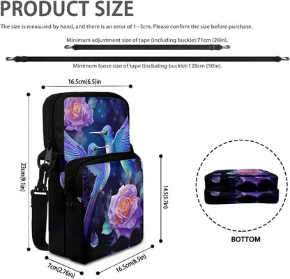 Men's Crossbody Bag, Small Cell Phone Wallet, Women's Shoulder Handbag, Travel Gym Bag