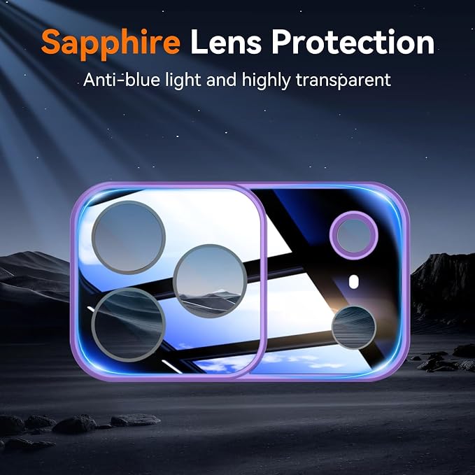 WIFORT for iPhone 17 Pro Max Waterproof Case, [Fit for Magsafe] with Sapphire Lens & Screen Protector, IP68 Full Body 15FT Military Shockproof, Magnetic Frosted Phone Cover with Lanyard, 6.9" Purple