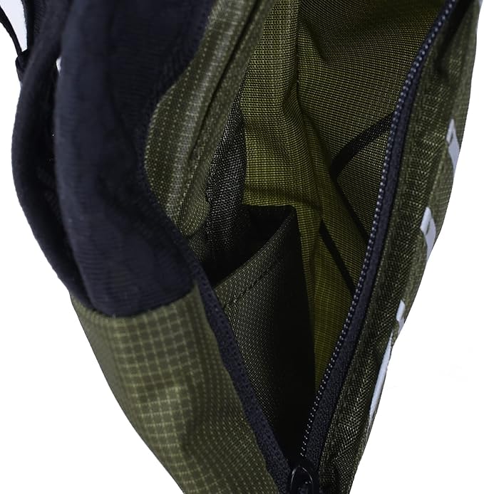 AONIJIE Quick Grip Handheld Water Bottle for Running, Hand Strap Hydration Pack with 500ml Handheld Soft Flask Water Bottle (Olive Green)